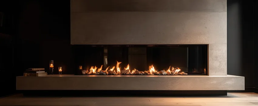 Gas Fireplace Ember Bed Design Services in Rancho Santa Margarita, California