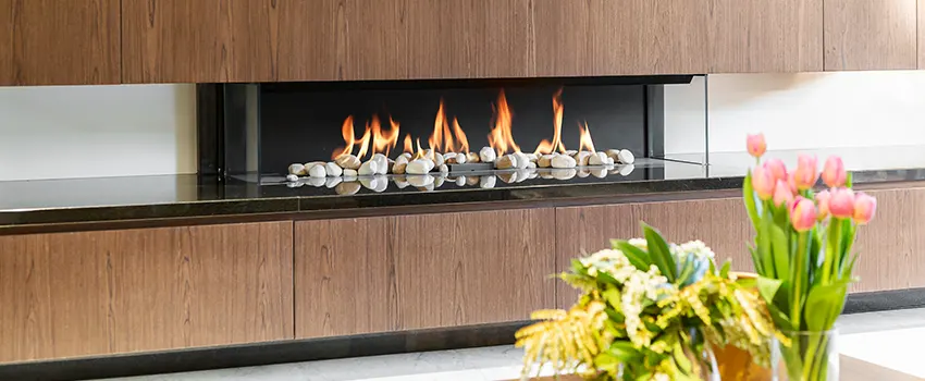 Double-height Fireplace Design Refurbishment in Rancho Santa Margarita, California